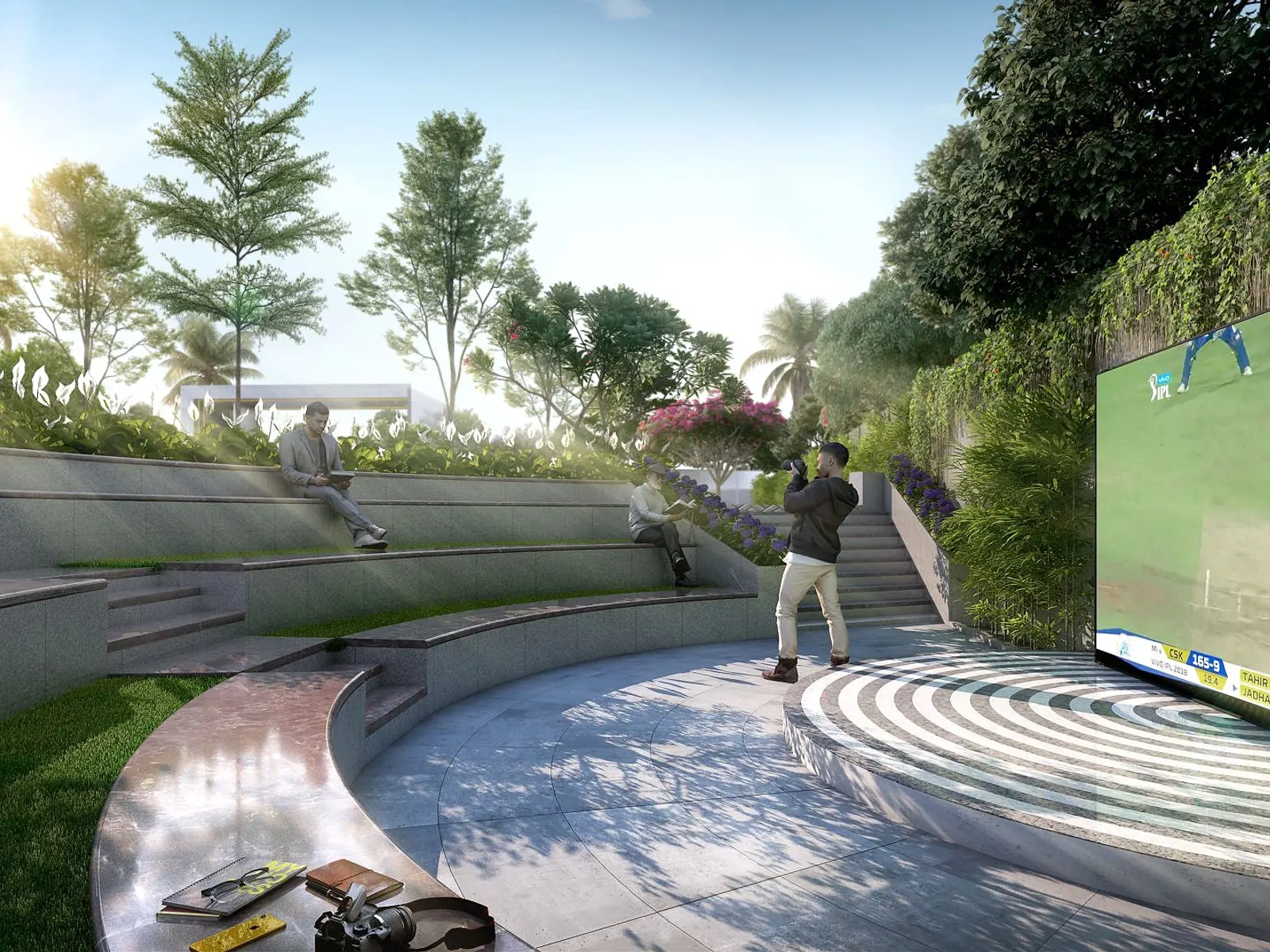 amphitheatre 1 — project images · ruby courtyard